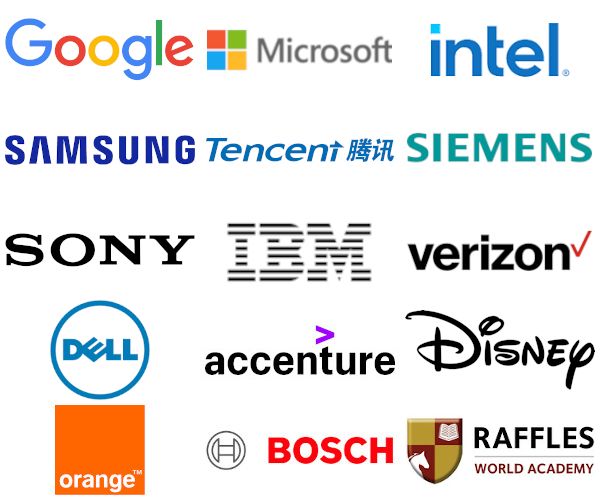 Global employers and organisations where alumni work