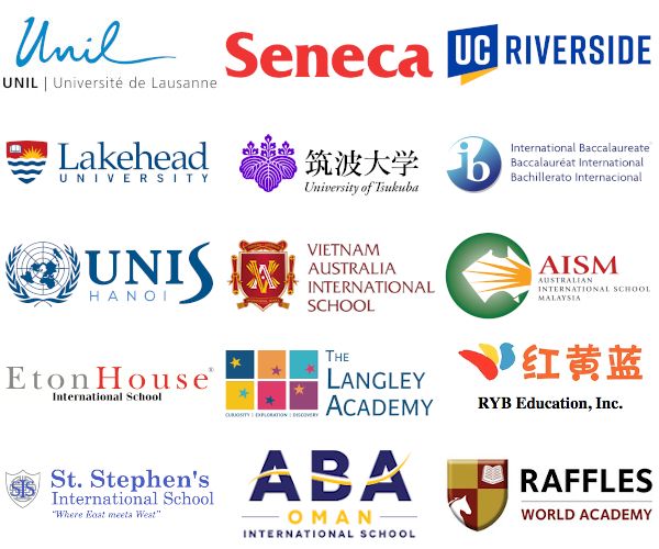 Global organisations employing our alumni