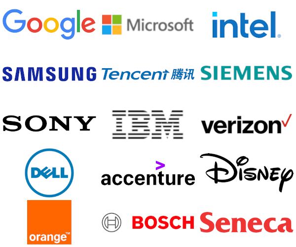 Organisations where alumni work