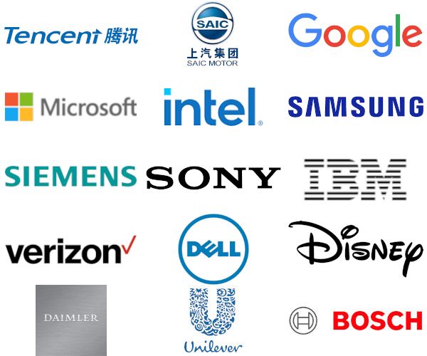 Organisations where alumni work