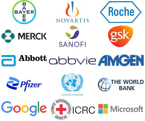 Global organisations our students and alumni work with