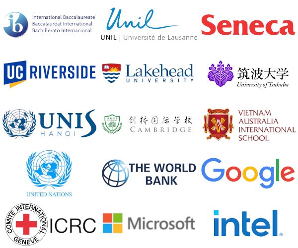 Global organisations employing alumni