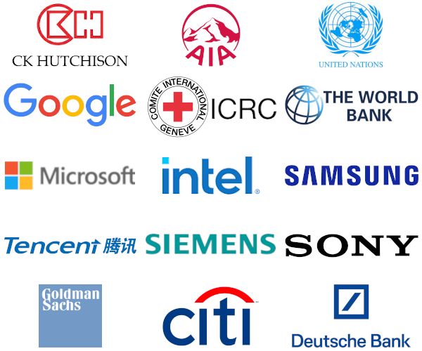 Global organisations employing our alumni