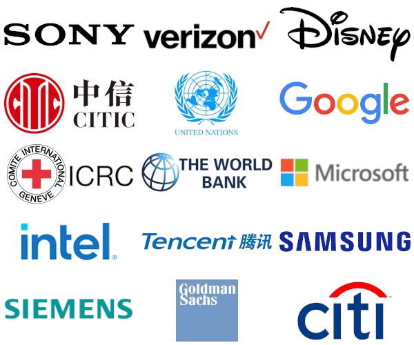 Global organisations employing our alumni