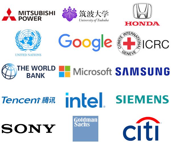 Global organisations employing our graduates