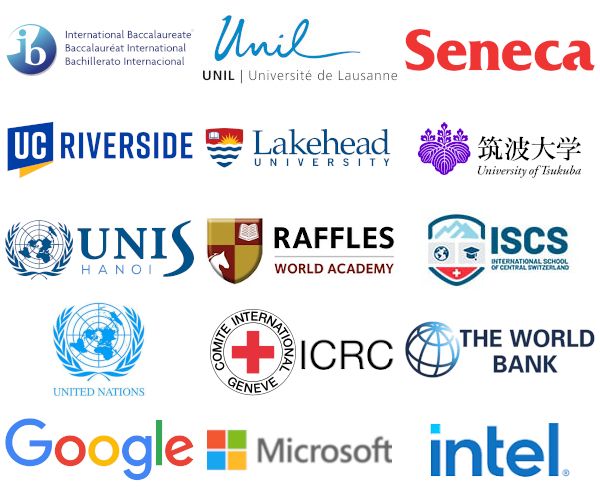 Employers and institutions where our alumni work