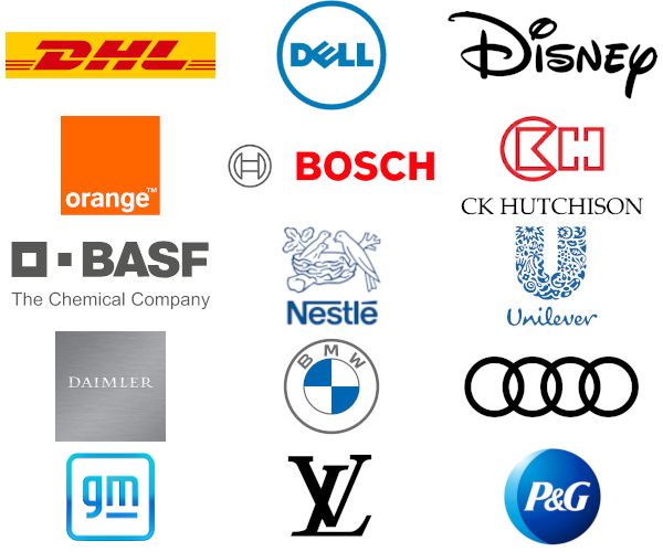 Companies employing our alumni