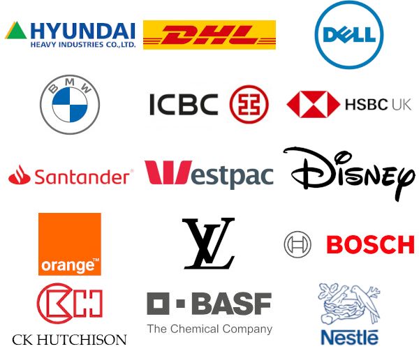Global companies employing our alumni