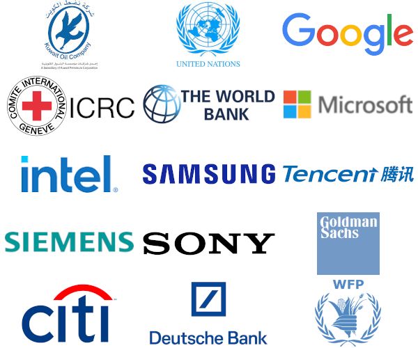Global organisations employing alumni