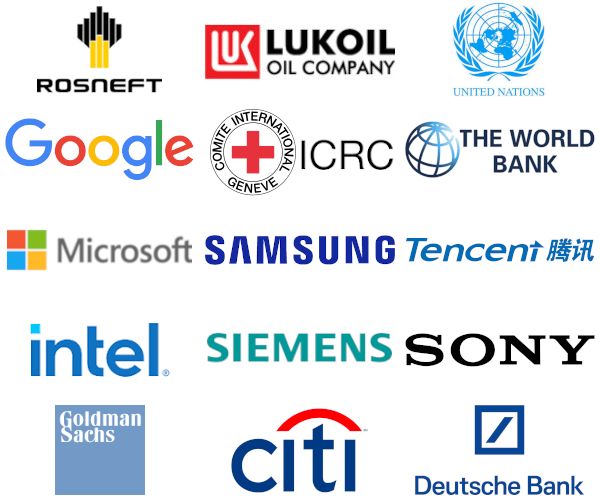 Employers of our alumni in and beyond the Russian Federation