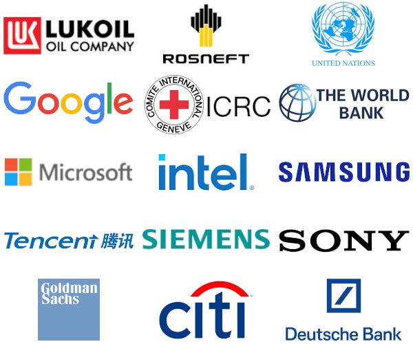 Global organisations connected to our alumni network