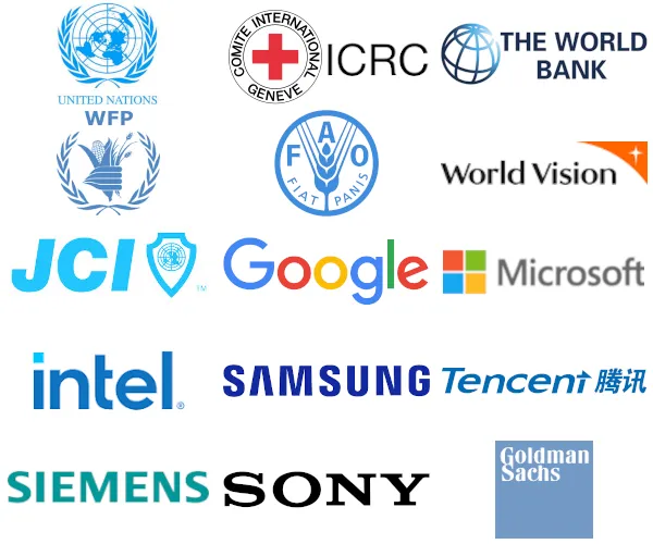 International organisations and companies employing our alumni