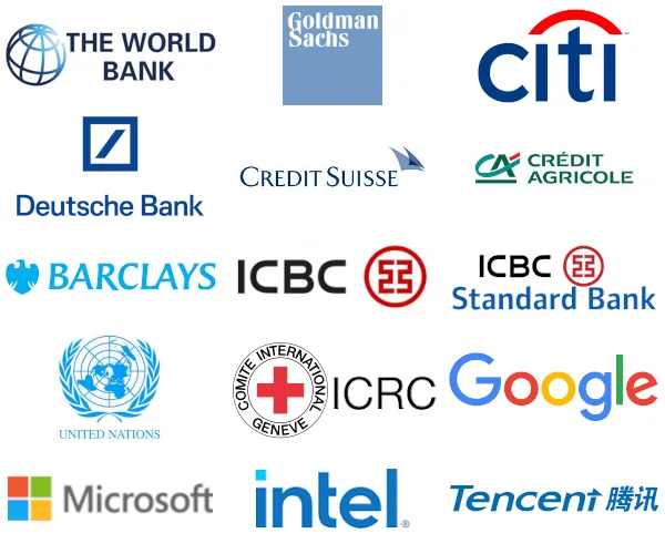 our alumni work for these organisations