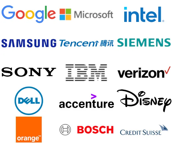 our alumni work for these organisations